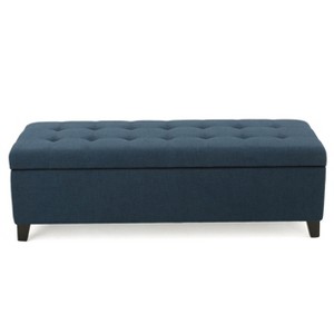 NicBex Storage Ottoman Bench for Bedroom,19.25 Inch Wide Modern Storage Bench with Birch Wood Legs,Ottoman for Living Room,Bedroom,Entryway - 1 of 4
