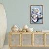 Stupell Industries Three Oyster Seashells Black Framed Floater Canvas Wall Art - 2 of 4
