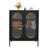 YIYIBYUS Modern Sideboard Buffet Cabinet for Kitchen Dining Room, Living Room, Black - 3 of 4