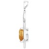 Pompeii3 9mm Citrine Women's Heart Pendant in 14k Gold Necklace 6mm Tall - 3 of 4