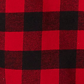 red/gray heather plaid
