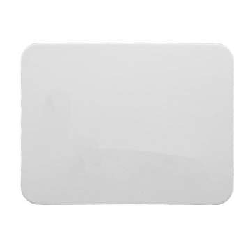 Flipside Products Two-Sided Magnetic Dry Erase Board, Plain/Plain, 9" x 12"