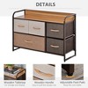 NicBex 5-Drawer Dresser with Fabric Drawers 4-Tier Closet Organizers and Storage with Wooden Top for Bedroom, Living Room, Office - 4 of 4