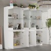 Famapy Modular Kitchen Pantry Cabinet with Light & Glass Doors - 3 of 4