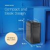 hOmeLabs Kitchen Trash Can - Retractable Automatic Sensor Butterfly Lid, Battery-Operated - 3 of 4