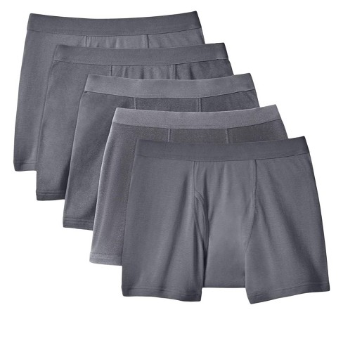 Mens 4 Pack Hanes Black Boxer Briefs Underwear 100% Cotton S-XL 2XL 3XL