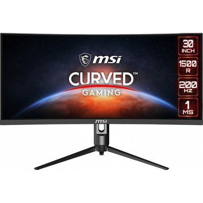 Photo 1 of MSI Optix MAG301CR 29.9" WFHD Curved Screen LED Gaming LCD Monitor - 21:9 - 30" Class - Vertical Alignment (VA) - 2560 x 1080 - 1.07 Billion Colors