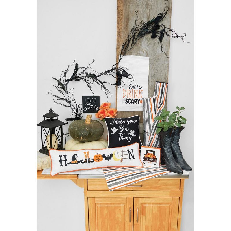 C&F Home Lets Get Spooky Block Halloween Shelf Sitter Centerpiece  Decoration, 2 of 4