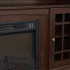 Classic TV Stand for TVs Up to 65 Inch, 58" W Traditional Entertainment Console with Grid-Patterned Storage Cabinet Door, Rack for Living Room - 3 of 4