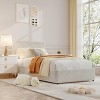 Twin/Full/King Bed Frame with Headboard & 2 Storage Drawers, Boucle Upholstered Platform Bed Frame, No Box Spring Needed - 3 of 4