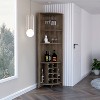 Gulches Wine and Cup Storage Unit 8 Built in Wine Racks 4.4'', 3 Main Shelves and 2 Lateral Shelves, Expandable with Collection Items - 3 of 4