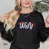 Simply Sage Market USA Cursive Coquette Sweatshirt - 2 of 4