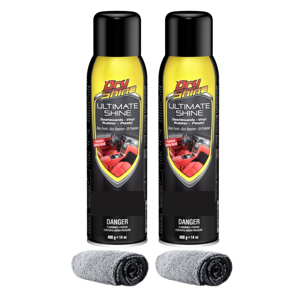 UPC 819413004075 product image for Dry Shine Ultimate Shine 2pk + 2 Premium Microfiber Towels | upcitemdb.com