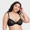Women's Lace Unlined Demi Bra - Auden™ - 4 of 4
