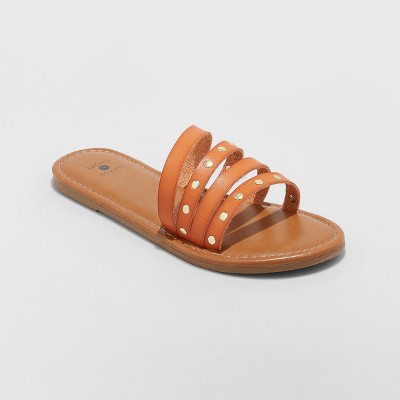 alana gem slide sandals