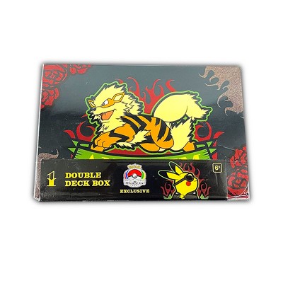Pokemon TCG 2025 Pokemon World Championships Arcanine Double Deck Box - Holds up to 60 Cards