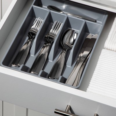 Drawer Organizer Flat Gray - Room Essentials™