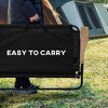 VYNXARIA Outsunny Double Folding Camping Chair ¨C Portable Loveseat for Two! - 3 of 4
