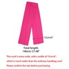 Allegra K Women's Skinny Silky Solid Color Long Scarves Waistband Neck Wraps 1 Pc - 3 of 4