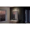 Urban Ambiance Luxury Minimalist Bath Vanity Light,  5"H x 14"W,  Midnight Black Finish, UHP3581 - 2 of 4