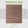 Robotime 3D Puzzles Walnut Plywood Sheets,3mm Laser Wood Sheets for Laser Cutting, Engraving Wood Burning, Multicolored, 11.81"*16.54"*0.79" - 4 of 4