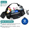 PetAmi Dog Fanny Pack, Pet Waist Belt Treat Pouch for Walking Training Hiking Running, Waste Bag Dispenser, Bottle Holder, Bowl, Pocket - 2 of 4
