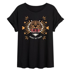 Women's - Disney - Spirit of the Tiger Oversized Graphic T-Shirt - 1 of 4
