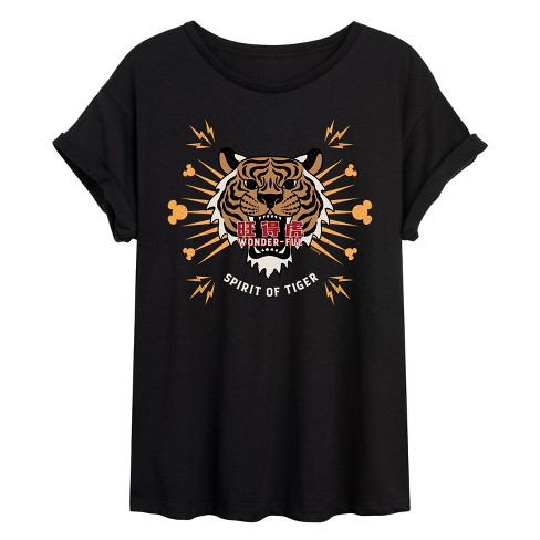 Women's - Disney - Spirit of the Tiger Oversized Graphic T-Shirt - image 1 of 4