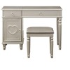 NicBex Vanity Desk with Mirror Dressing Table with Open-up Mirror, Storage Drawers, Makeup Desk with Cushion Stool for Apartment - 4 of 4