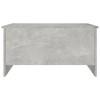 vidaXL Coffee Table Concrete grey Engineered wood Medium Storage - 4 of 4