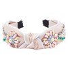 Glamlily Blush Pink Twisted Knot Crystal Rhinestone Headbands, Hair Accessories, 5.5 x 2.25 x 7 in - 3 of 4