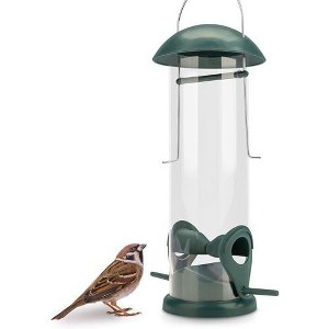 WILDLIFE FRIEND Green Seed Bird Feeder - 2 Perches - 1 of 4