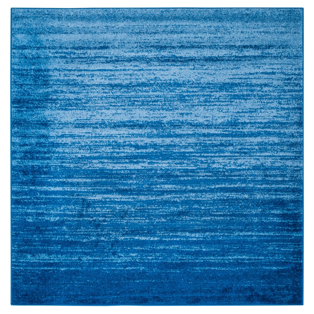 Norris Area Rug - Light Blue/Dark Blue (6'x6') - Safavieh