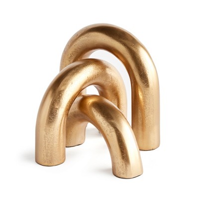 Plum & Post Arco Sculptures Decorative Objects Set of 3