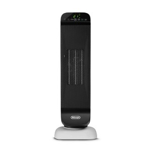 DeLonghi Ceramic Digital Tower Heater: 1500W Oscillating Fan, Remote Control, Adjustable Thermostat, ETL Listed, White - 1 of 4