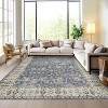 Fulvari Boho Bedroom Area Rug,Soft Vintage Washable Rugs for Living Room,Non Shedding Disdressed Floor Carpets for Home Decor Dining Room - 3 of 4