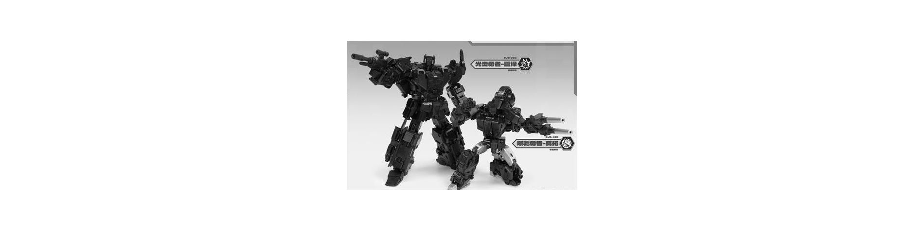 DJS-02B and DJS-02C Tacticlord Set of 2 | Craftsman Toys Action figures