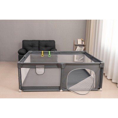fabric baby playpen, baby fence play area with anti-slip base