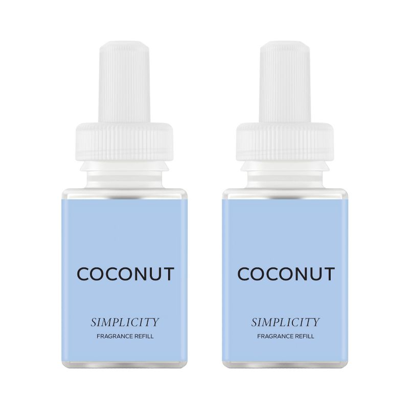 Simplicity by Pura Coconut 2pk Smart Vial Fragrance Refills, 1 of 5