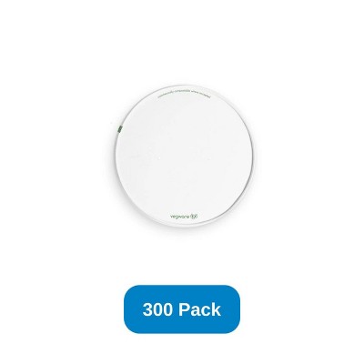 Vegware Lid for 26-48 oz Bon Appetit Bowls Paper Lid w/ PLA-lining 185-Series - Case of 300