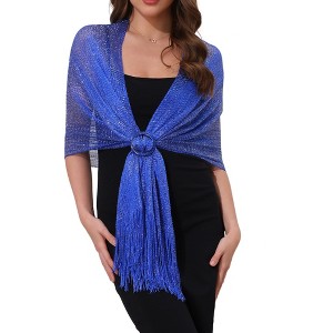 INSPIRE CHIC Women's Fashion 100% Polyester Pashmina Shawls 1 Pc - 1 of 4