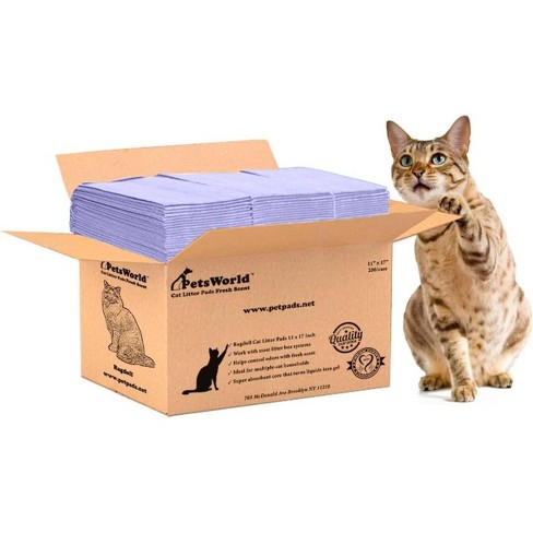 PetsWorld Breeze Compatible Cat Litter Pads, Fresh Scent 200 Count - image 1 of 4