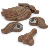 Nat & Jules Fairy Man Brown 3 inch Resin Stone Outdoor Tree Face Statue - 2 of 4