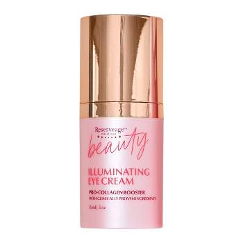 Reserveage Beauty, Illuminating Eye Cream with Pro-Collagen Booster, Diminishes Dark Circle with Micro-Encapsulated Copper Peptides, 0.5 oz