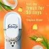 Febreze Luxe Plug Dual Air Freshener Refills - Tropical Blend - 1.75 fl oz/2ct - 3 of 4