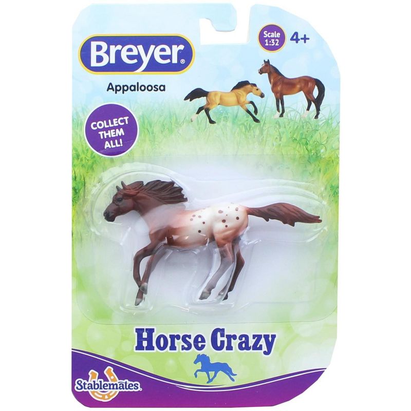 Breyer Animal Creations Breyer Stablemates Horse Crazy 1:32 Scale Model Horse | Appaloosa, 1 of 3