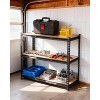 Heavy Duty 3-Tier Adjustable Garage Shelving Unit, Supports up to 1320 lbs, Metal Storage Rack with MDF Shelves - 2 of 4