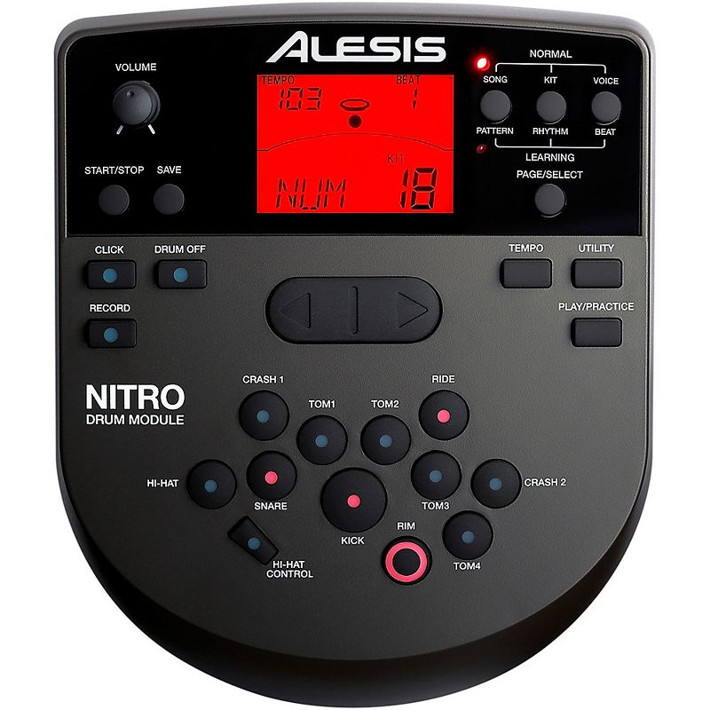 Alesis Nitro Mesh Special Edition Electronic Drum Kit With Mesh Pads and Strike 8 Drum Set Monitor, 3 of 7