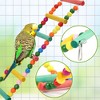 Prime Pets Bird Parakeet Toys, Bird Cage Swing Toys, 13 Pack, Colorful Hanging Bell Hammock Climbing Ladder Toys - 3 of 4
