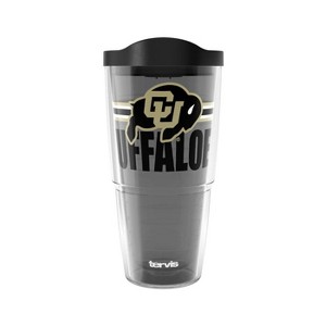 NCAA Colorado Buffaloes Classic Tumbler - 24oz: Portable Plastic Drinkware, Lidded - 1 of 2